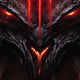 The dread Diablo peers out from the box art for Diablo III.